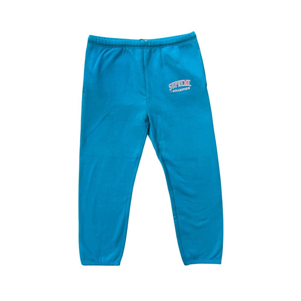 Size XL - Supreme Champion Teal Sweatpants
